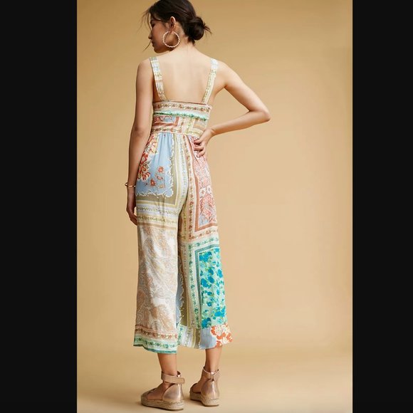 Anthropologie Tracy Reese Patchwork Jumpsuit - Picture 4 of 11